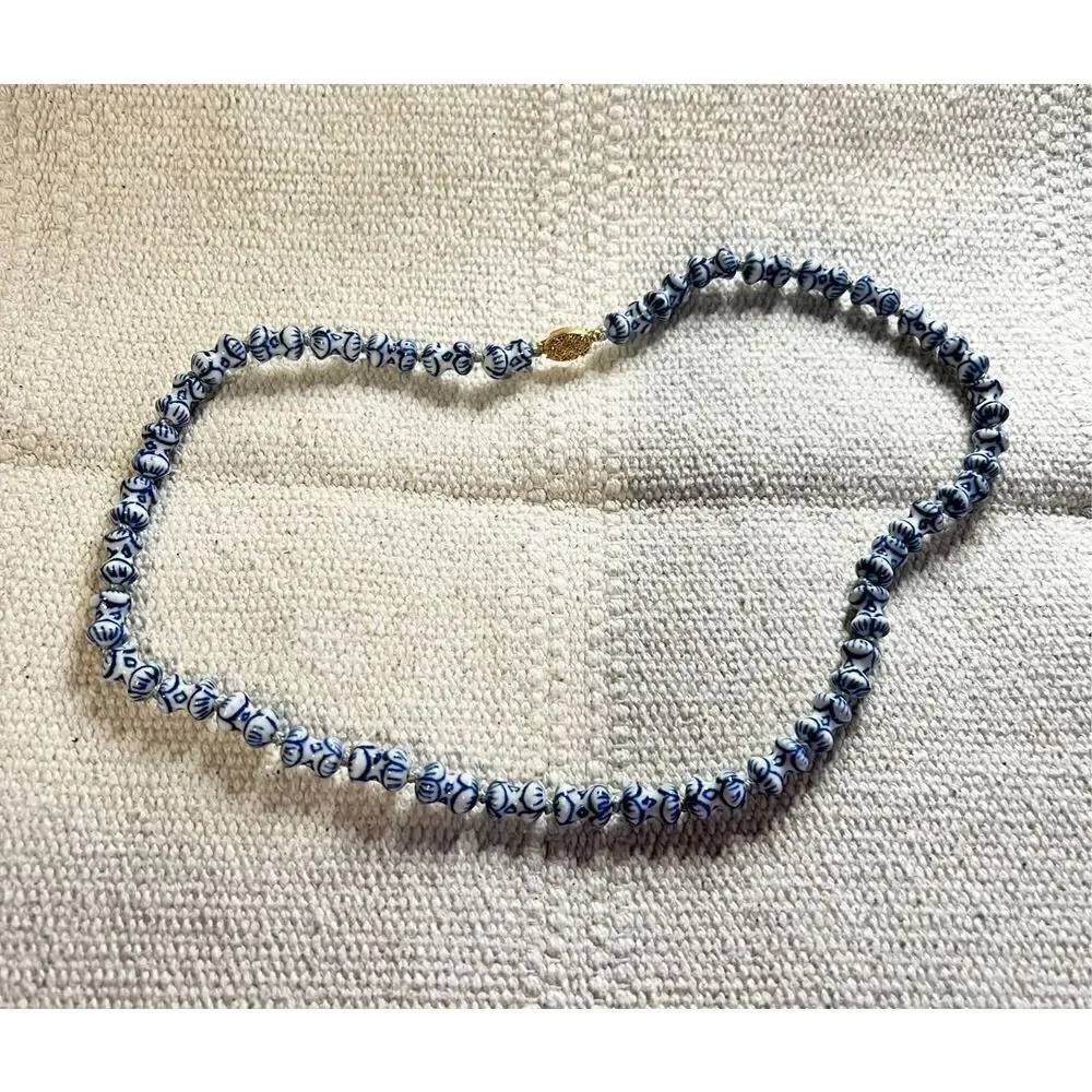 Oriental Glass Beaded Necklace